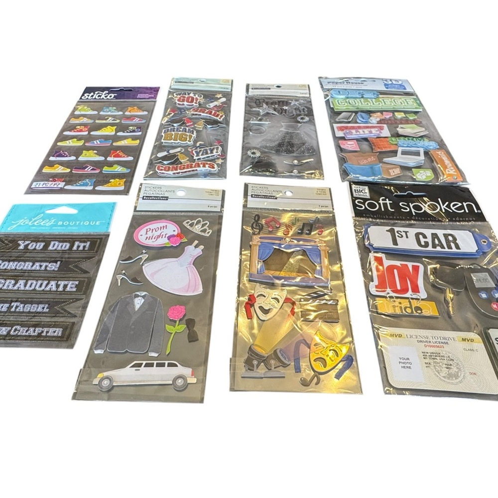 Important Milestones Scrapbooking Sticker Set - Picture 12 of 12